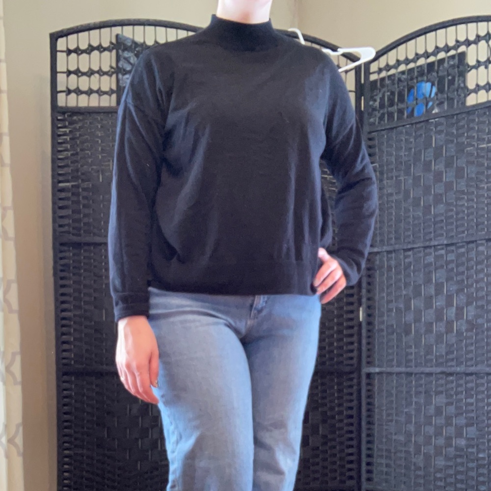 Mock neck sweater